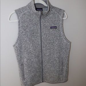 Gray Patagonia Fleece Vest